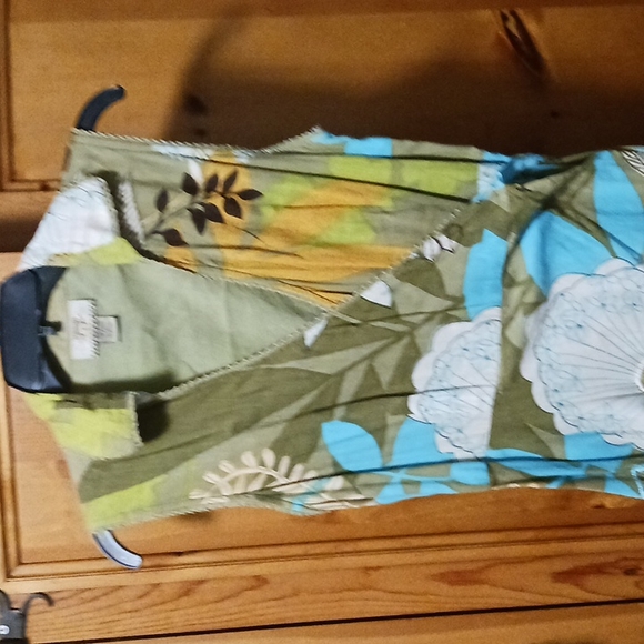 Woman wrap dress by Vasna made in India szLg - Picture 1 of 10